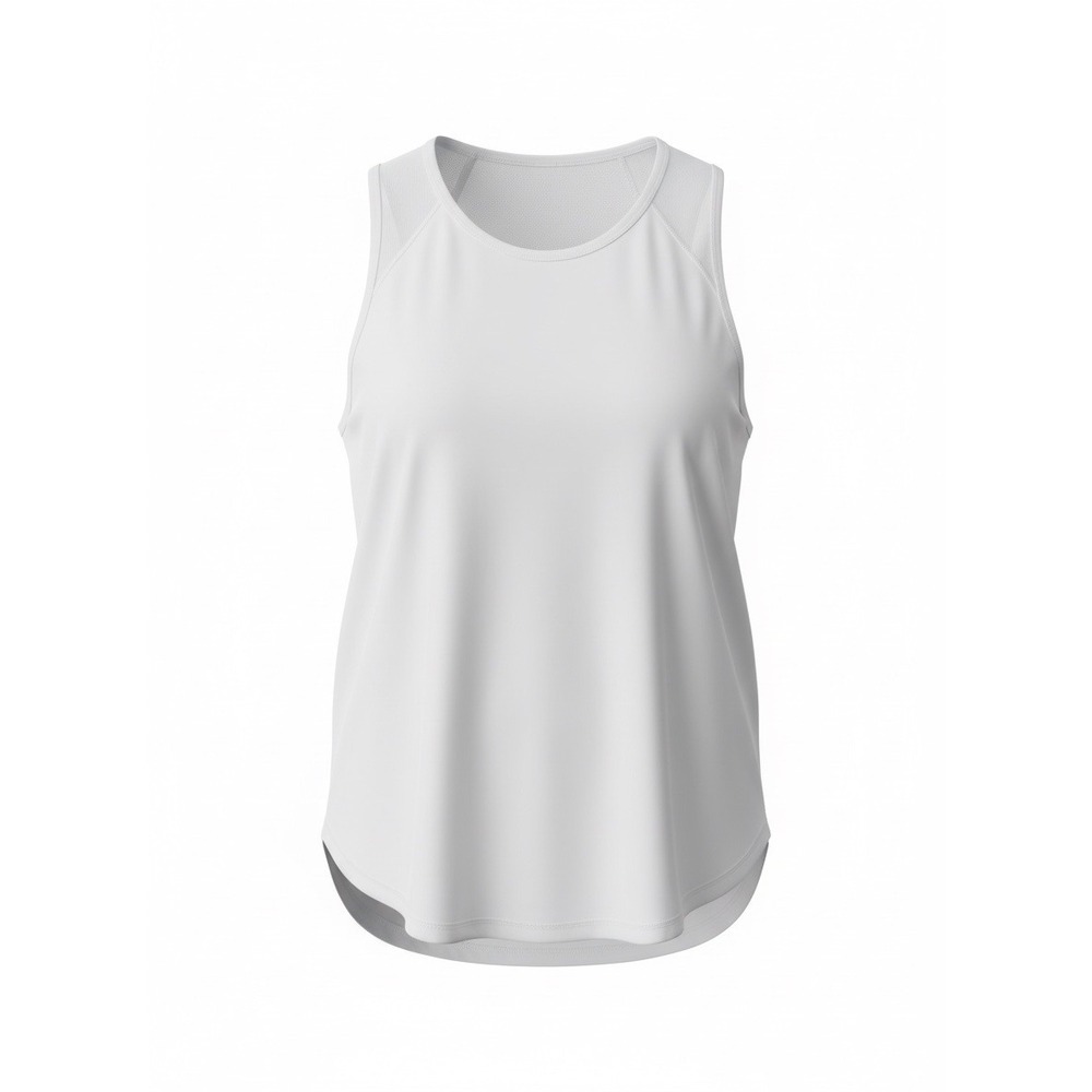 Lululemon Sculpt Tank Top White Mesh Back Sleeveless Activewear Gym, Size 10